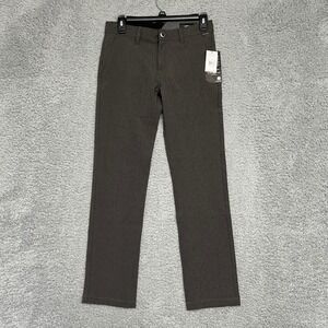 Volcom Chino Pants Kids 27 (14) School Brown New Water Repellent Stretch